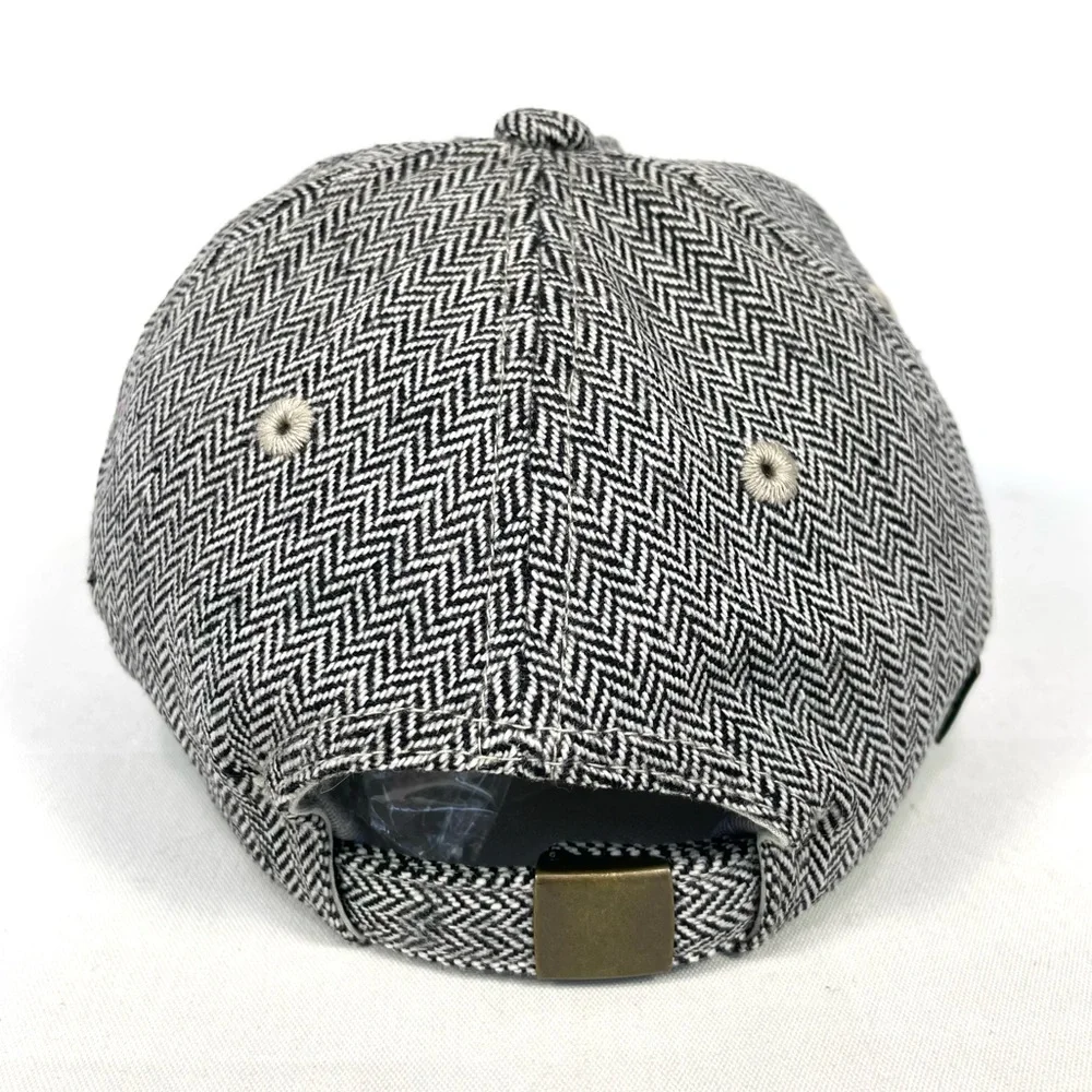 Montana Grizzlies Bear Paw Herringbone Strapback Dad Hat Legacy‎ Cap